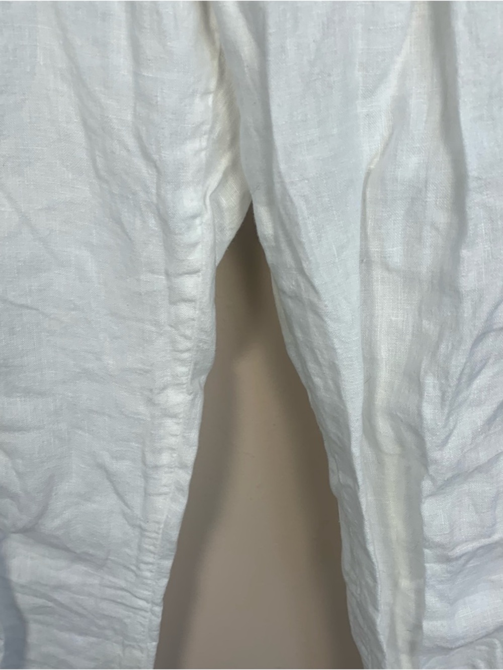 Athleta Cabo Linen White Joggers Pants - Picture 4 of 10